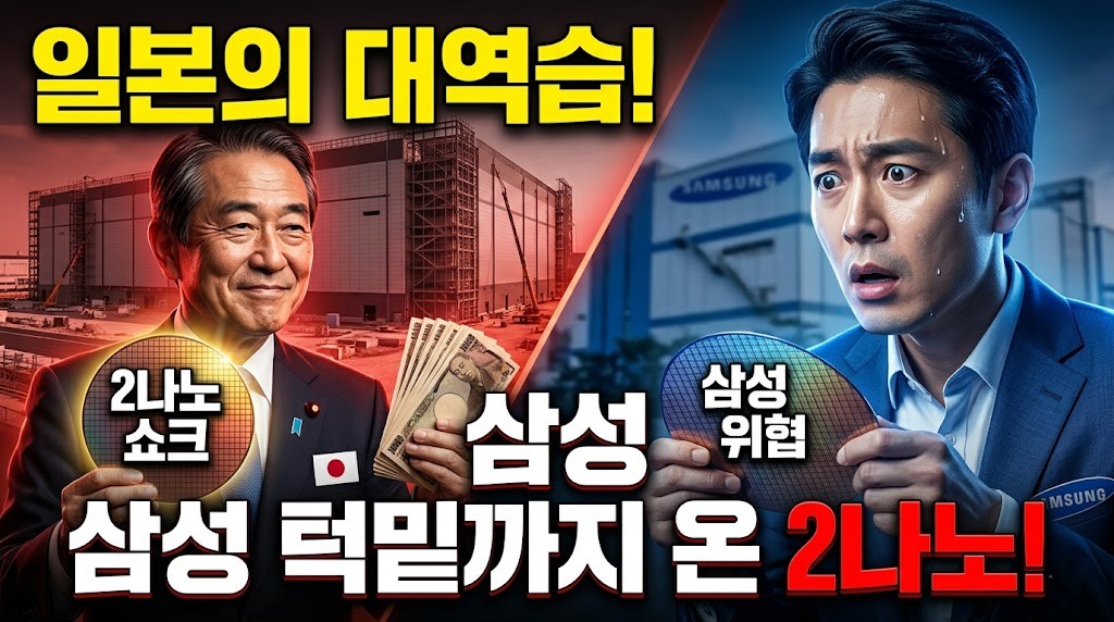 일본 반도체 부활 TSMC 라피더스 삼성전자_위기