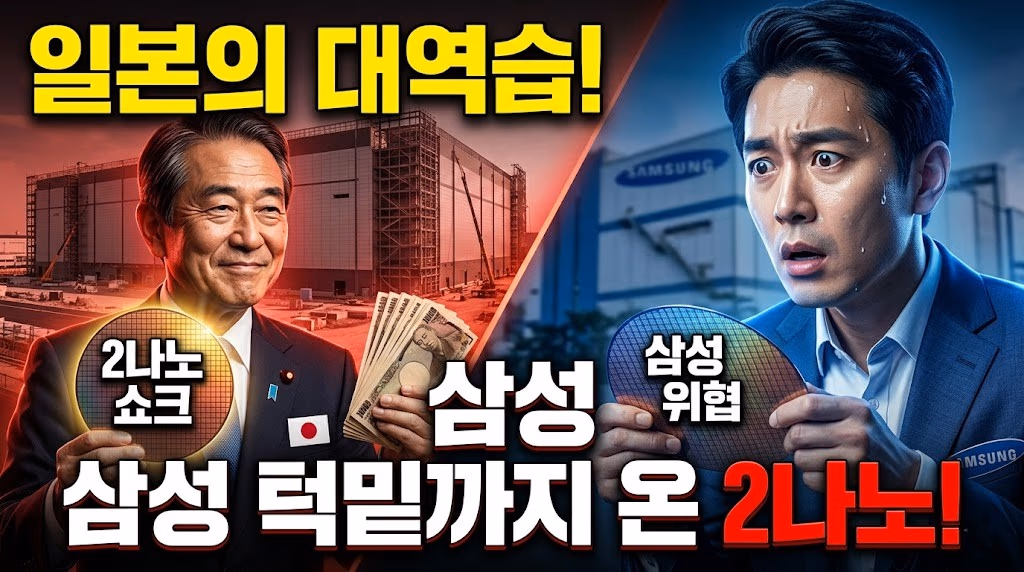 일본 반도체 부활 TSMC 라피더스 삼성전자_위기