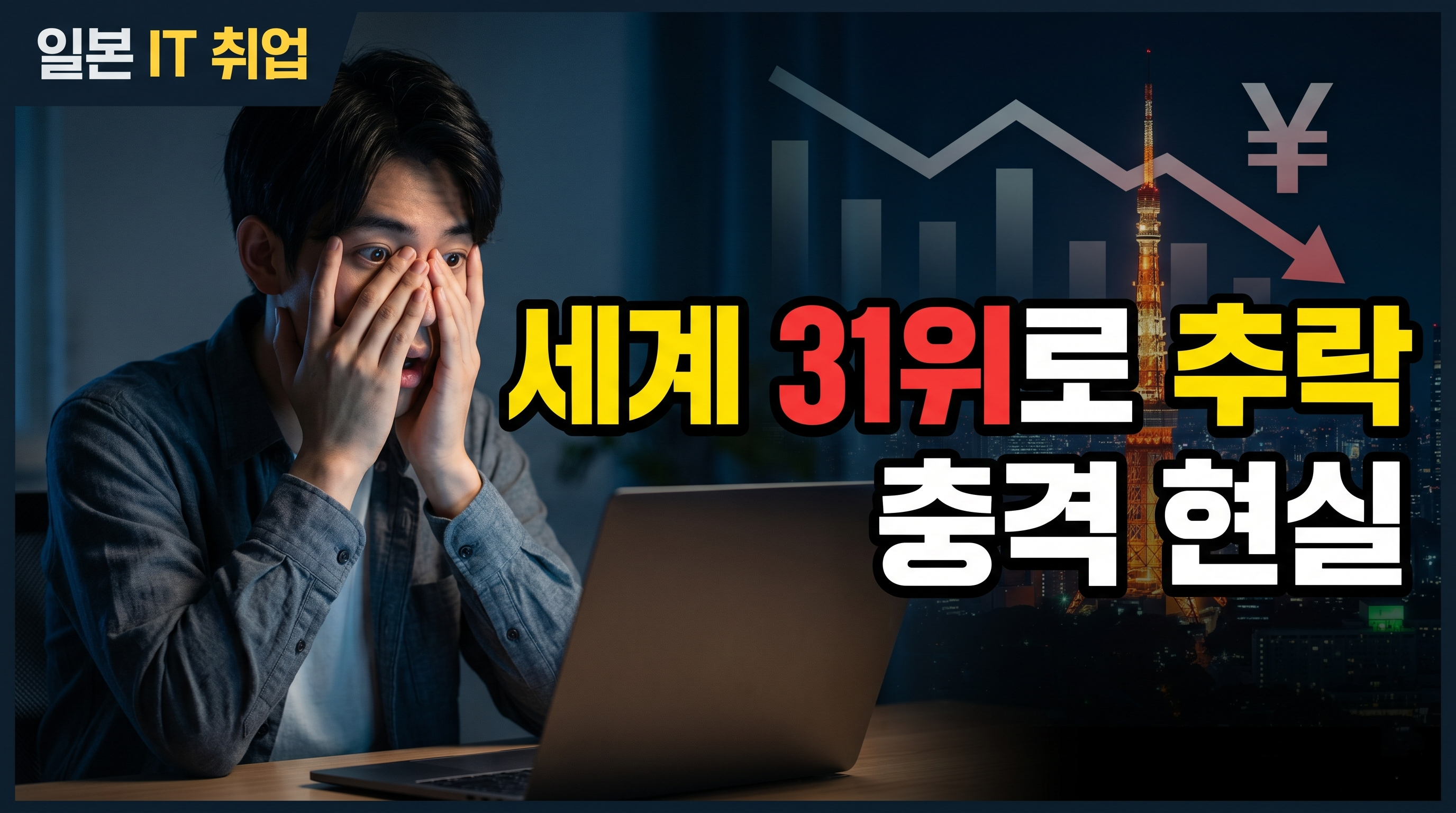 일본 IT 취업 현실 및 개발자 연봉 세계 31위 추락 이유 (feat. 슈퍼 엔저)