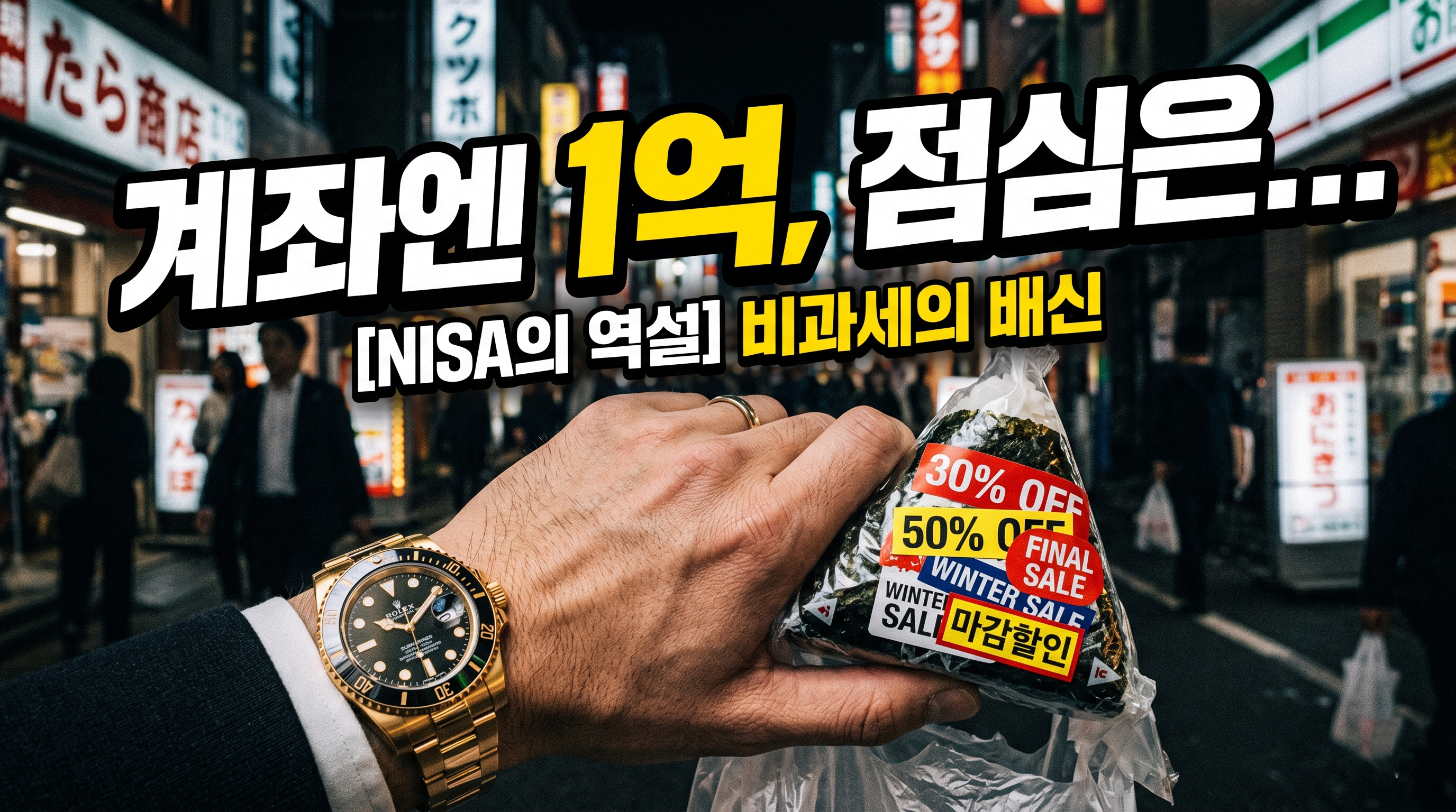 계좌엔 1억, 점심은 삼각김밥? 일본 2030이 겪는 충격적인 'NISA 빈곤' 실태