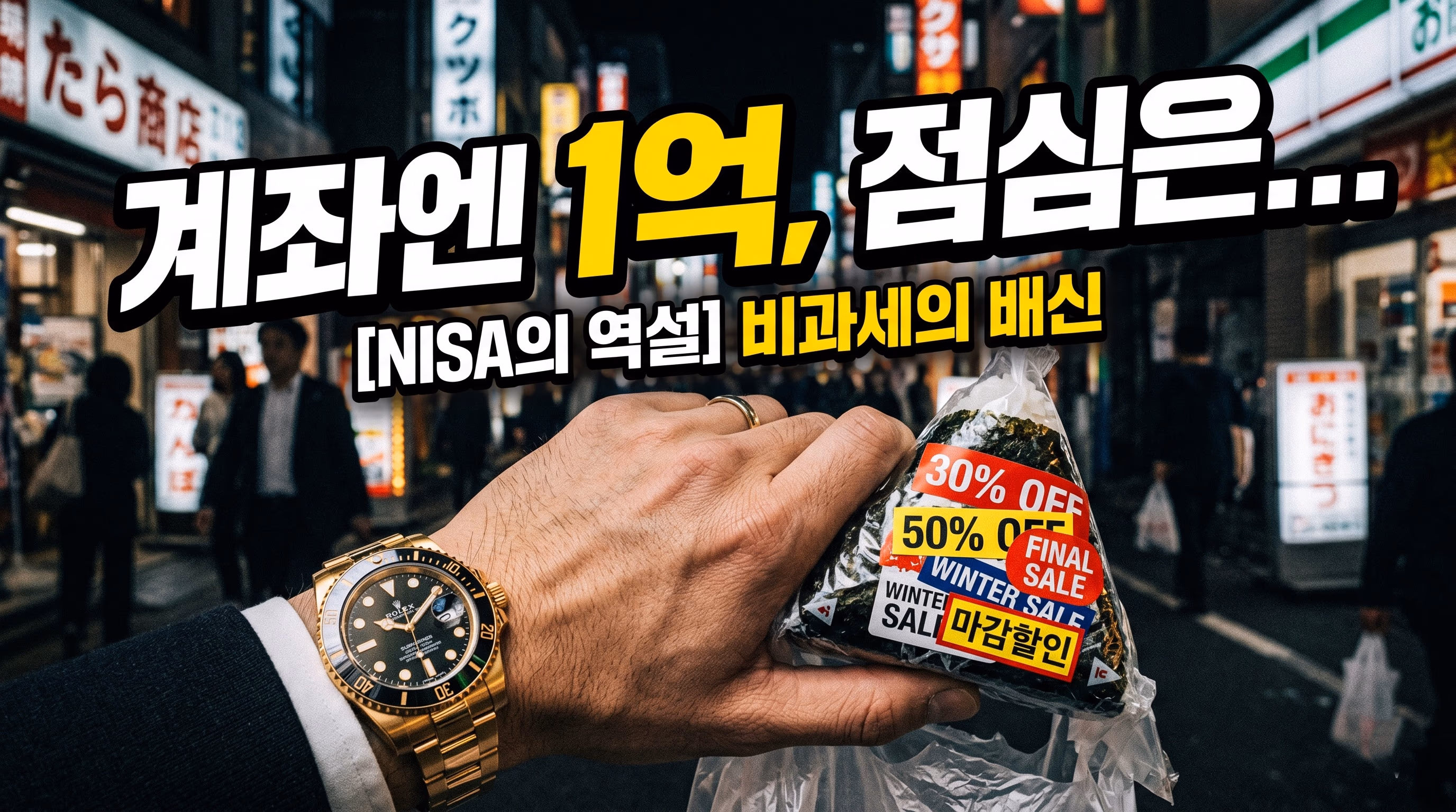 계좌엔 1억, 점심은 삼각김밥? 일본 2030이 겪는 충격적인 'NISA 빈곤' 실태