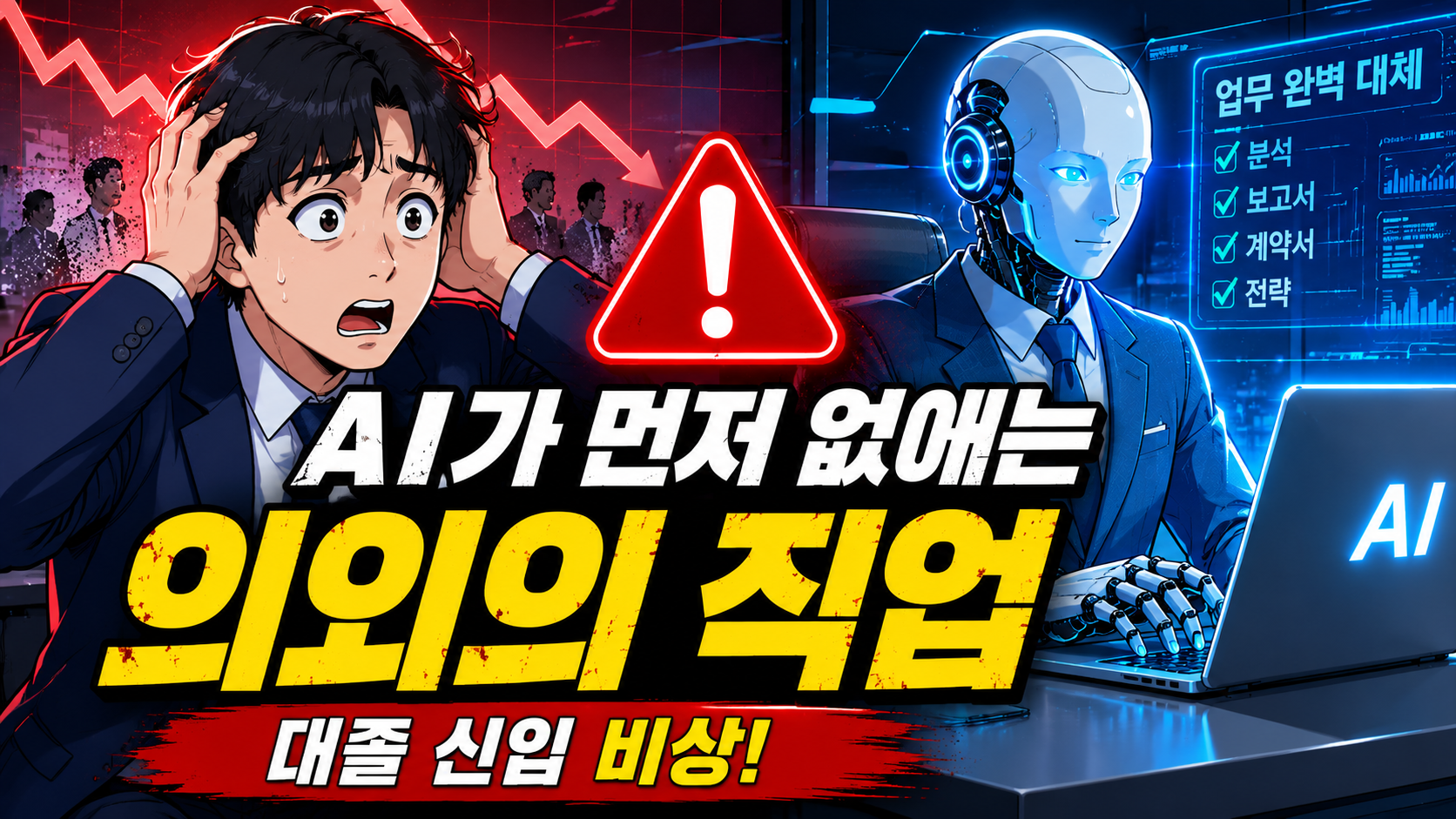 대졸자 일자리가 증발한다? 대기업만 살아남는 진짜 이유