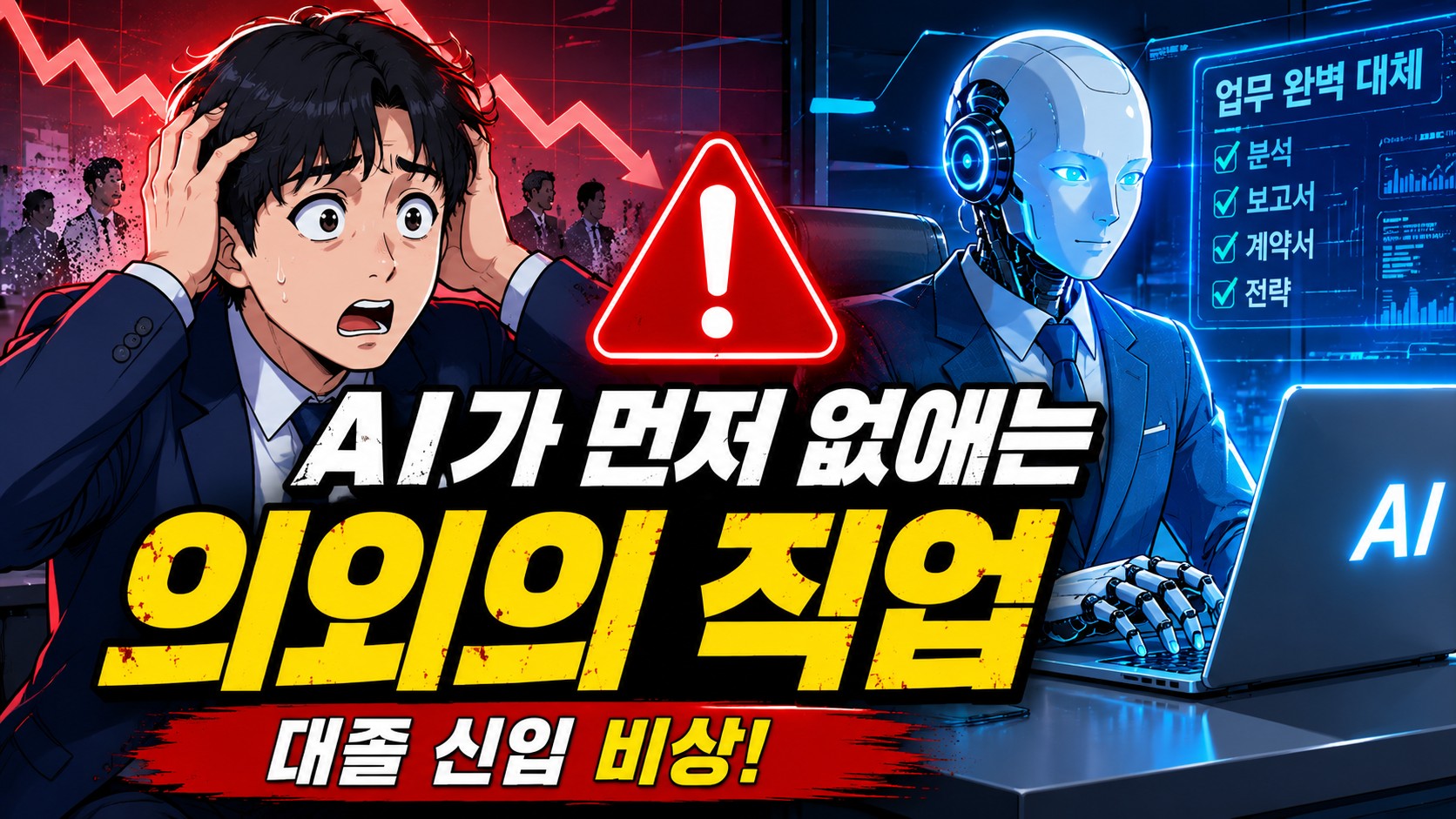대졸자 일자리가 증발한다? 대기업만 살아남는 진짜 이유
