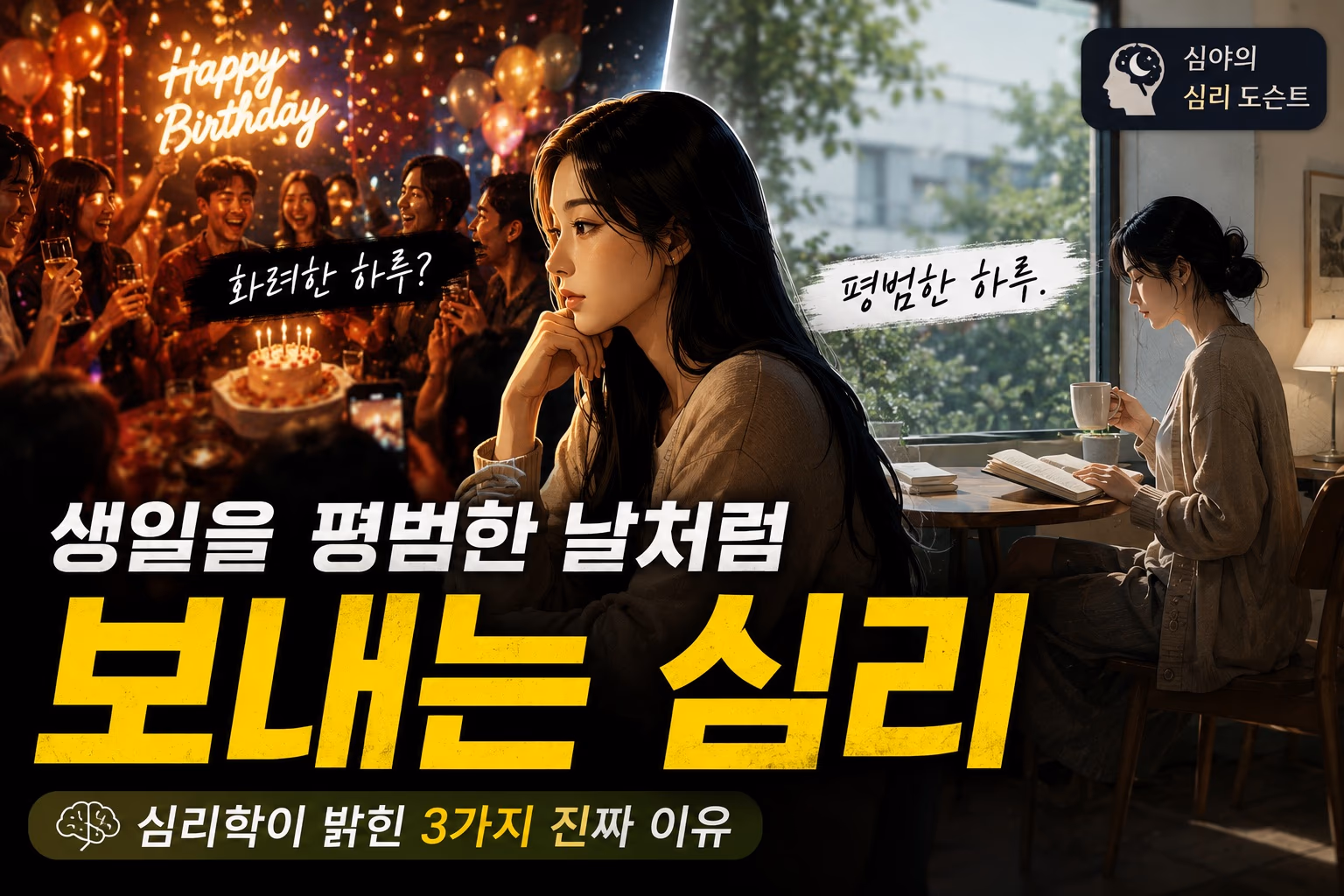 생일을 안 챙기는 사람들의 심리 — 정서적 독립과 자존감의 비밀