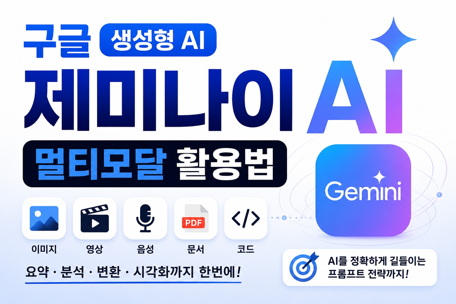 구글 제미나이(Gemini) 멀티모달 완벽 가이드