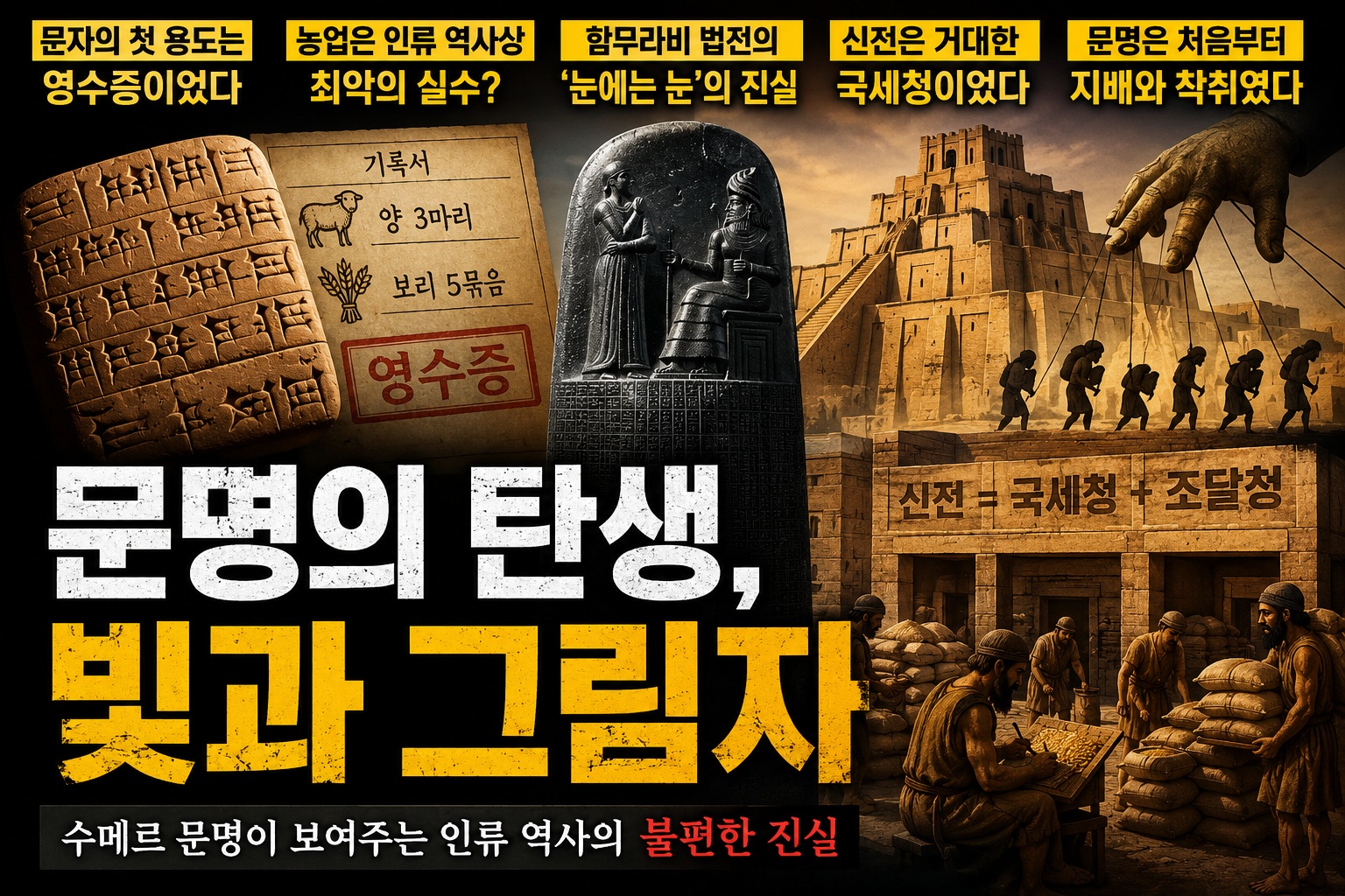 학교에서 절대 알려주지 않는 문명의 진짜 시작: 인류 역사상 최악의 실수는 농업이었다?