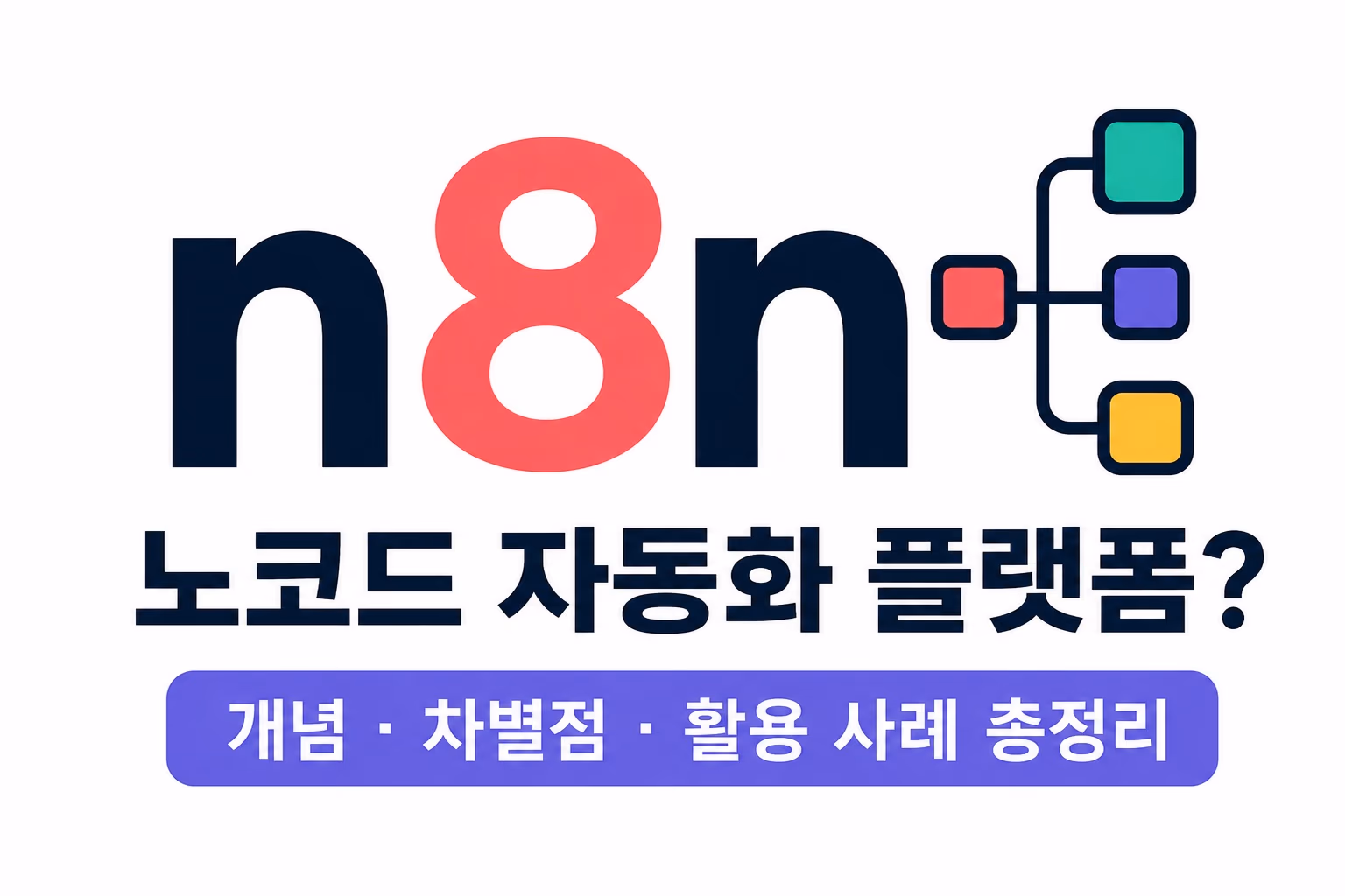 노코드 업무 자동화 입문 1강: n8n 핵심 개념부터 Zapier, Make 플랫폼 완벽 비교 #업무자동화