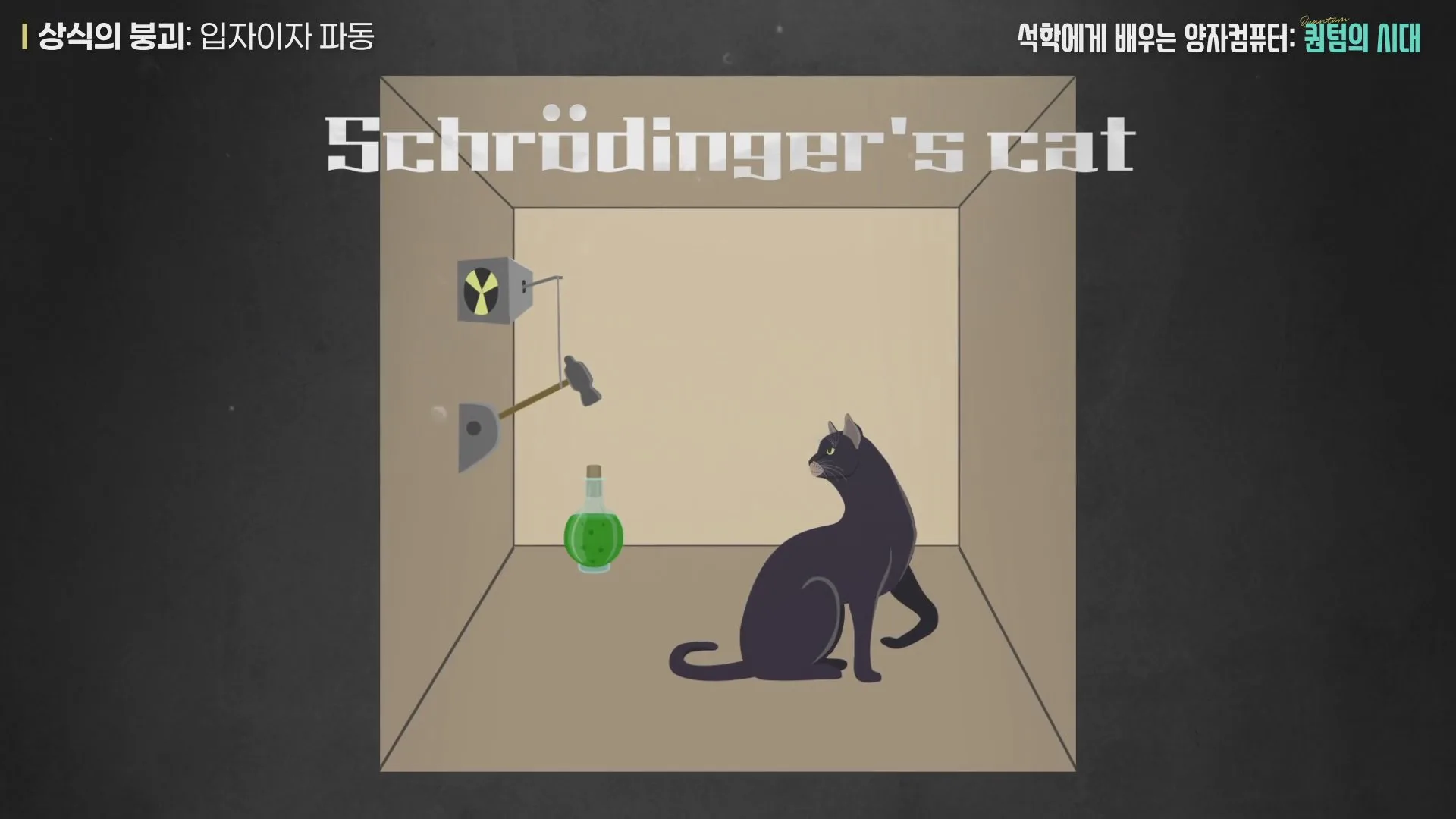 슈뢰딩거의 고양이로 보는 중첩