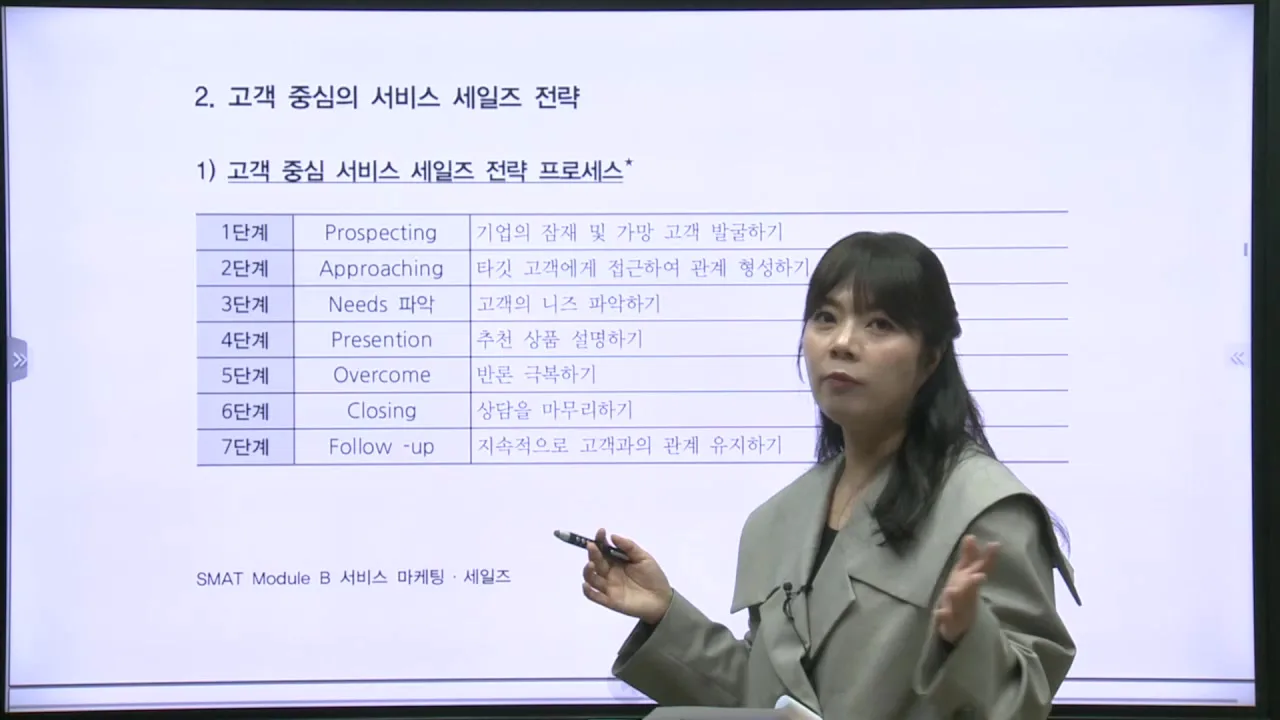 고객 중심 서비스 세일즈 7단계 프로세스