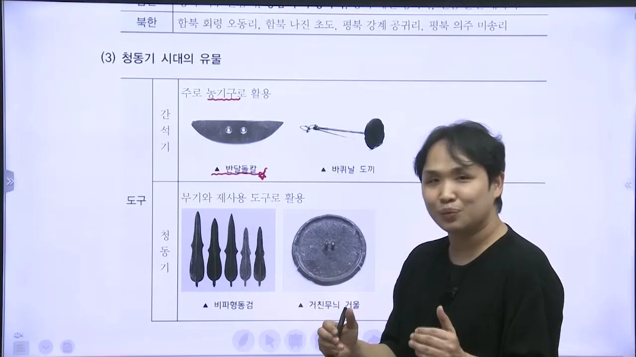청동기 시대 유물 사진 정리