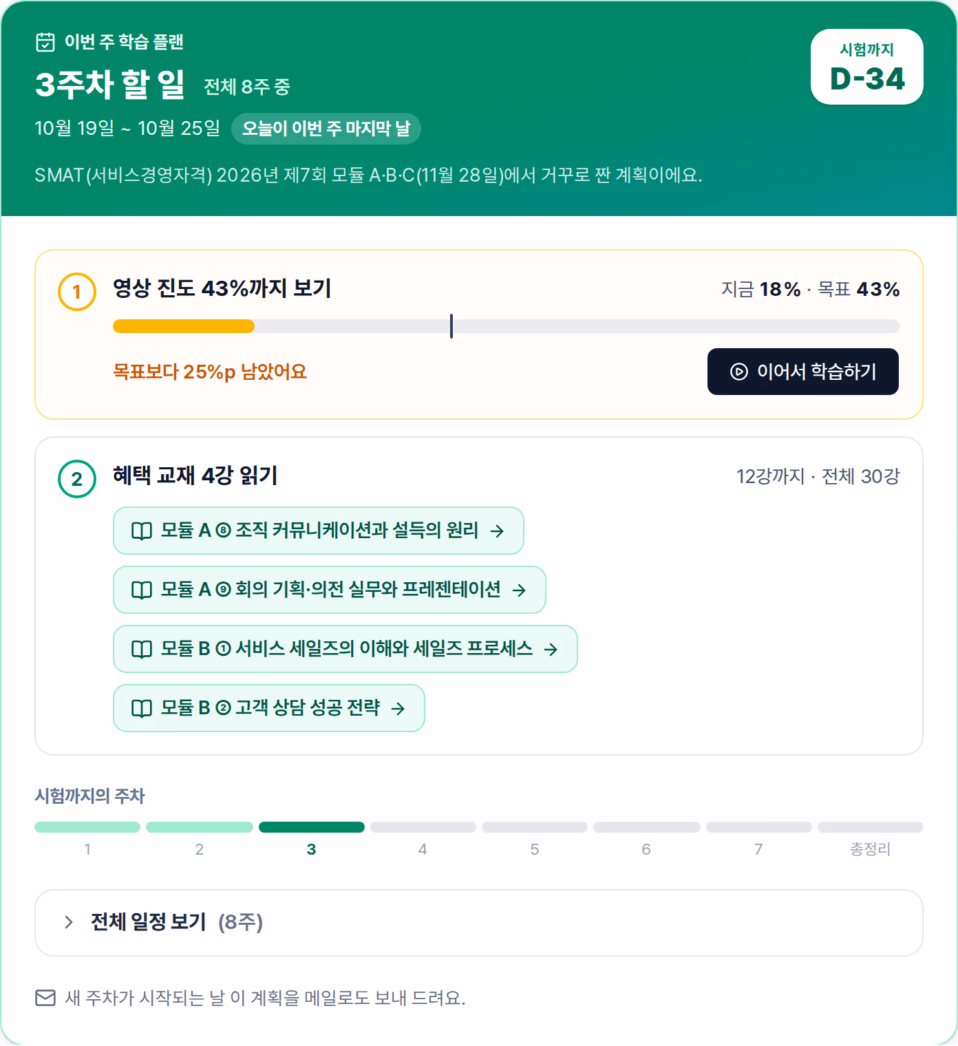 생활스포츠지도사 필기, 5과목 선택과 과락을 넘는 인강 학습법