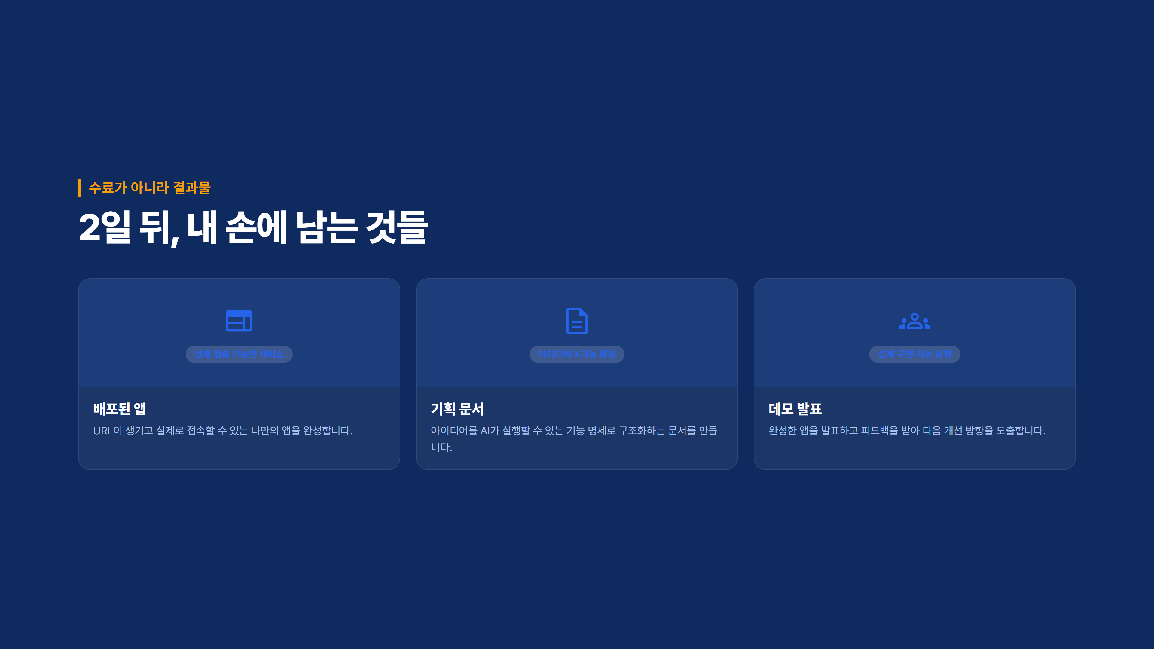 바이브 코딩 : AI로 앱·서비스 직접 만들기 소개 슬라이드 4